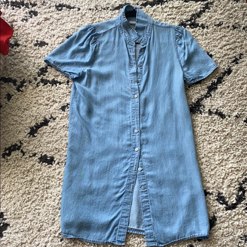 BABYDOLL DENIM DRESS